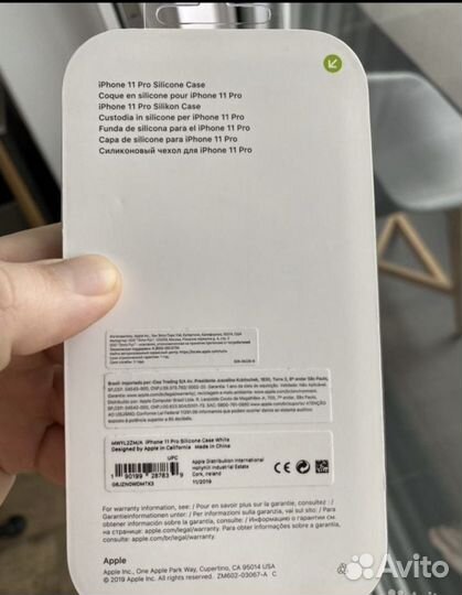 Apple silicone case iPhone 11 pro оригинал