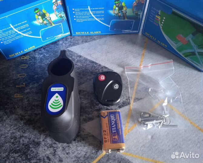 Сигнализация для велосипеда с пультом Гудок звонок
