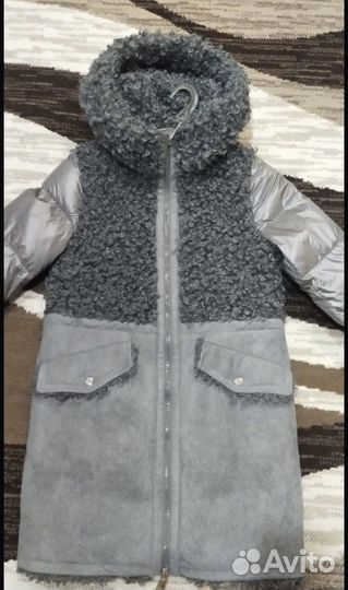 Куртка зимняя женская 42 44 размер серая