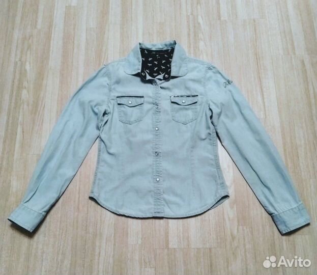 Рубашка джинсовая (р.146-152)