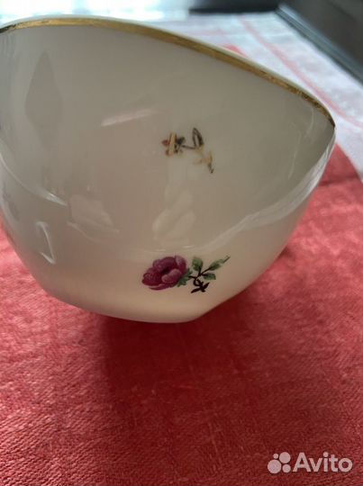 Чашки Чудово Красный Фарфорист 57 год