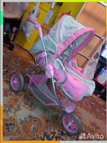 Коляска для кукол большая (зима, лето)
