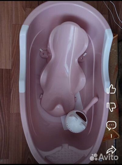 Детская ванночка для купания с горкой