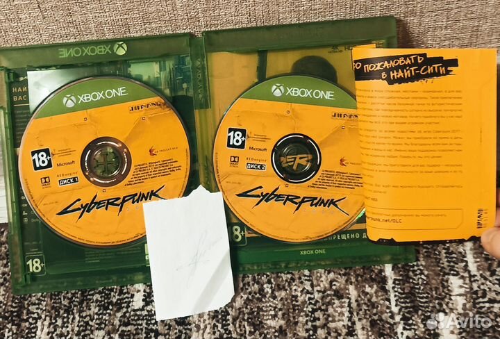 Cyberpunk 2077 xbox one диск