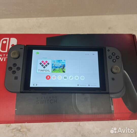 Прошитая Nintendo Switch rev. 2 128 gb