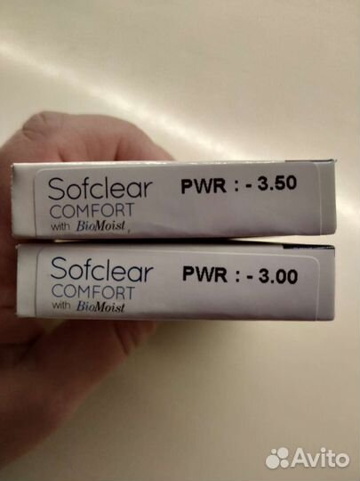Мягкие контактные линзы -3.0 и -4,5