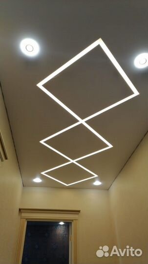 Натяжные потолки установка