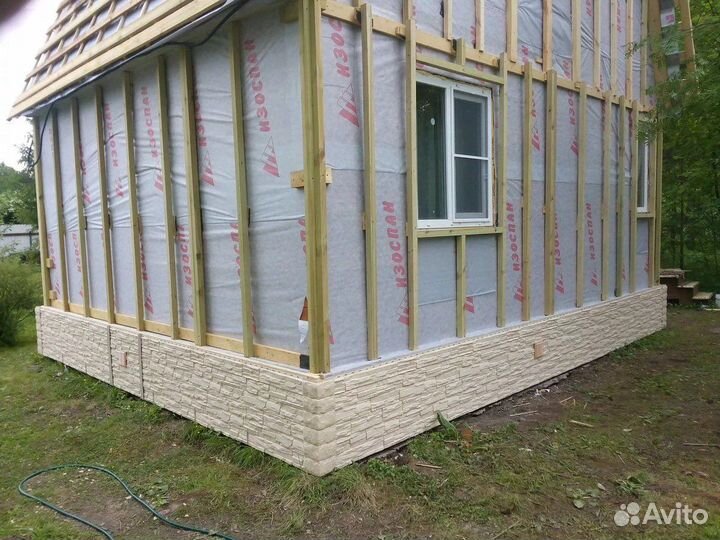 Обшивка сайдингом с утеплителем