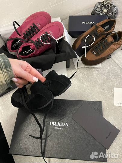 Кроссовки женские Prada Collapse Re