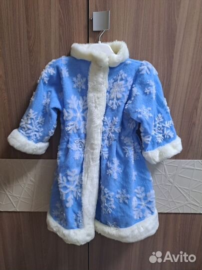 Костюм Снегурочки, наряд для девочки