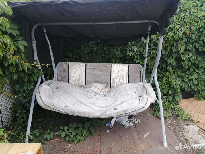Садовые качели бу