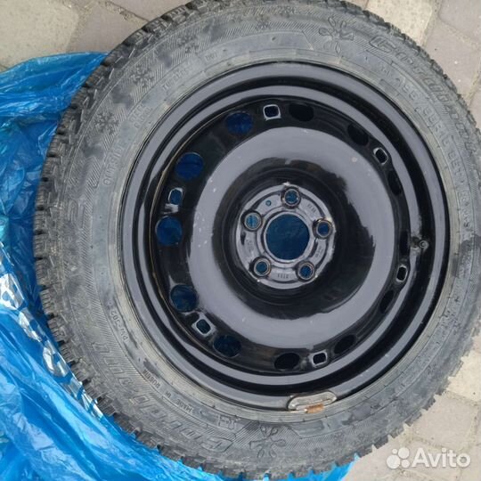 Колеса в сборе Volkswagen Polo, 195/55 R15 шип