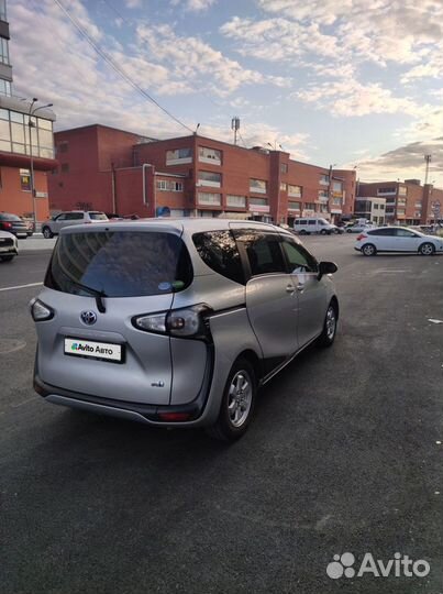 Toyota Sienta 1.5 CVT, 2016, 112 000 км