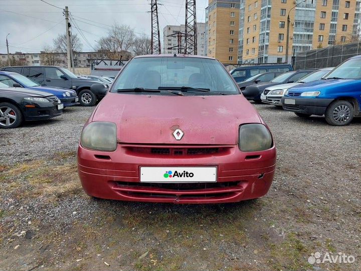 Renault Clio 1.4 МТ, 2000, 222 000 км