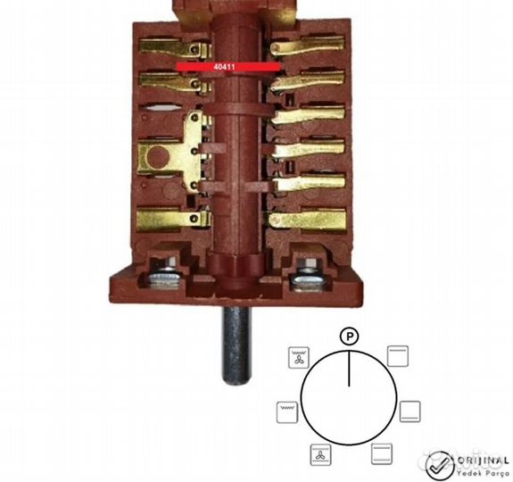 Переключатель для духовок RTH-6