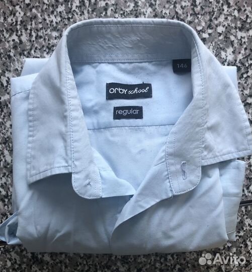 Школьная жилетка + к ней рубашка