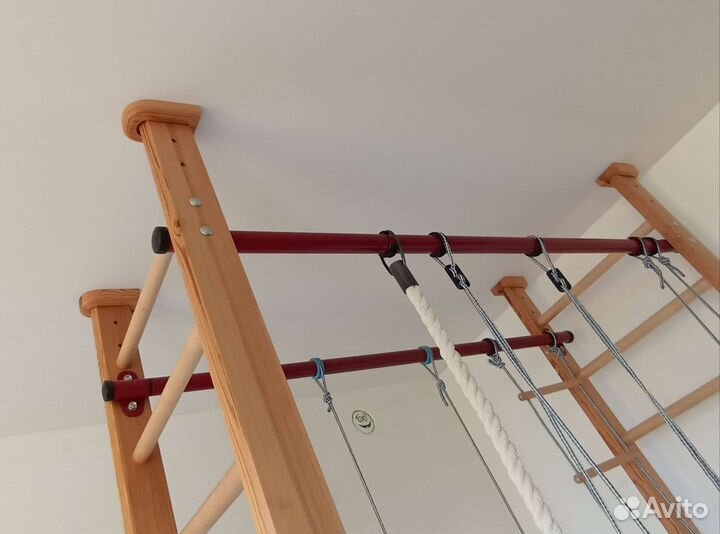 Деревянный спортивный комплекс Карусель