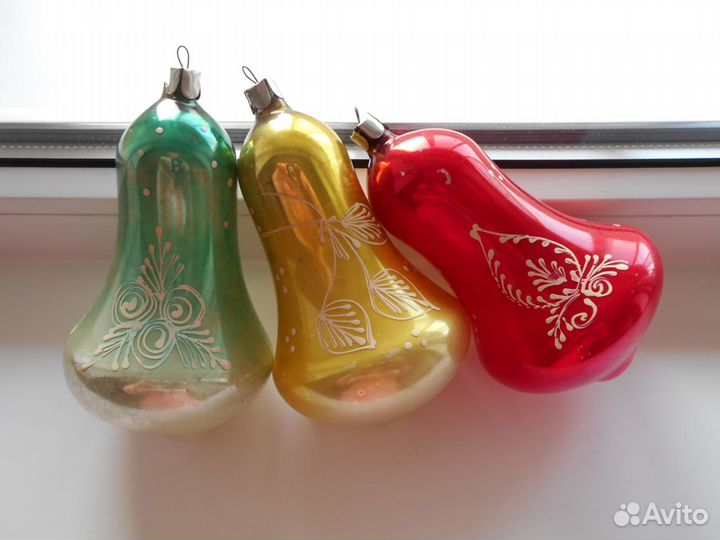 Ёлочные игрушки СССР. Украшения
