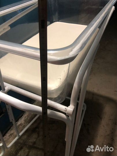 Кроватка медицинская с матрасиком