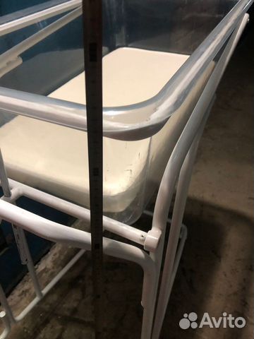 Кроватка медицинская с матрасиком