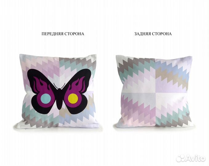 Дизайнерский чехол на интерьерную подушку