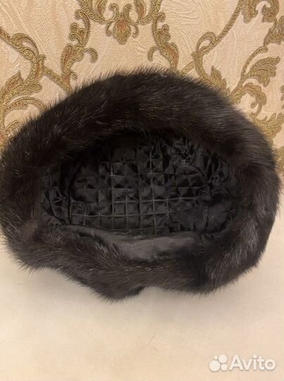 Женский норковый берет