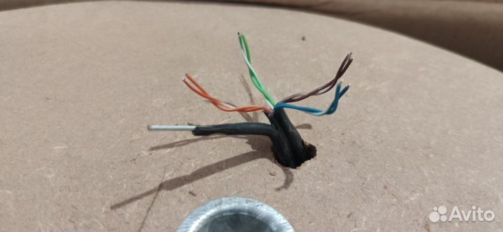 Кабель UTP 5E 4x2x0.5 наружный с проволк,305м,CCA