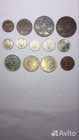 Монеты Швеции