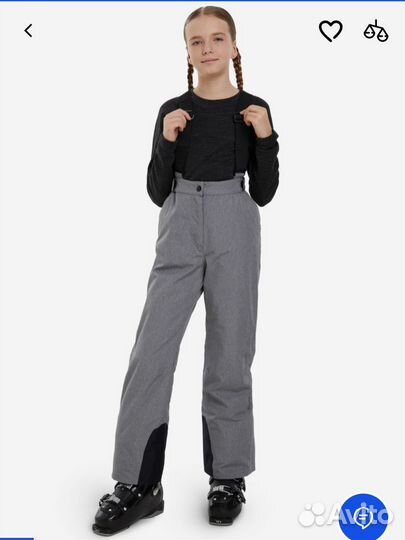 Брюки утеплённые для девочки glissade, р. 146-152