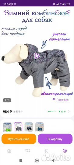 Одежда для собак