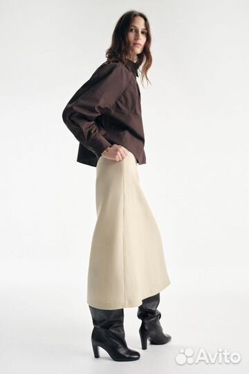 Юбка из 100% шерсти zara