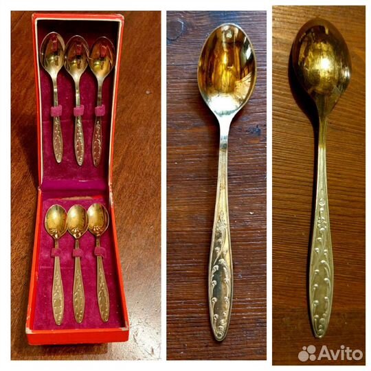 Столовые приборы из мельхиора и др