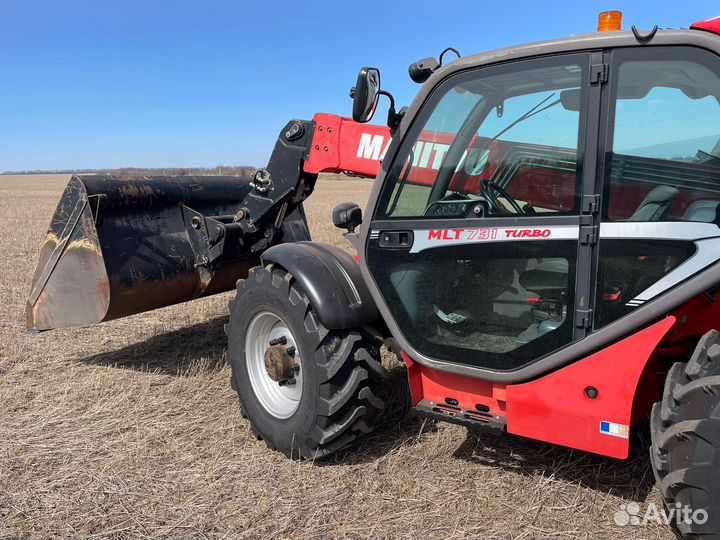 Телескопический погрузчик Manitou MLT-731, 2008