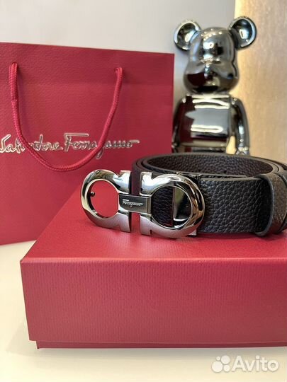 Мужской кожаный ремень Salvatore Ferragamo