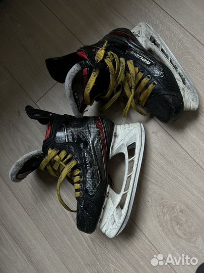 Хоккейные коньки bauer vapor 2x pro детские