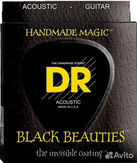 Струны цветные 10-48 DR BKA-10 Black Beauties