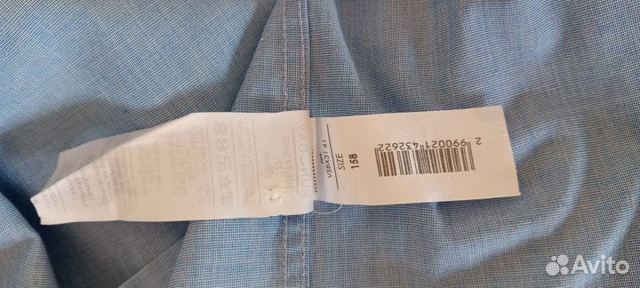 Рубашка хлопок для мальчика 9-13ти лет. Новая