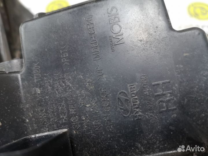 Фара правая, Hyundai Solaris 2010-2017