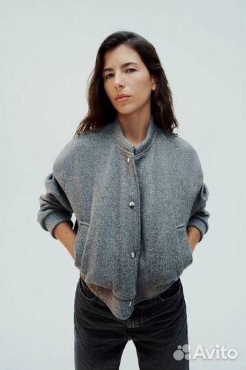 Драповый бомбер