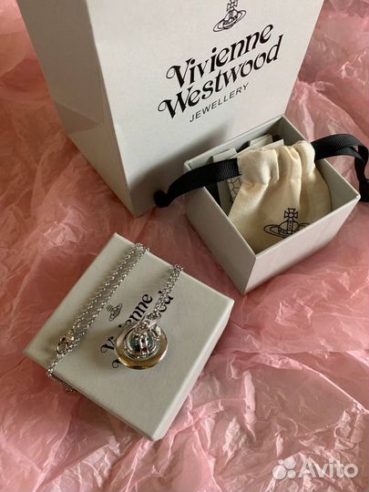 Цепь Vivienne Westwood orb подвеска кулон