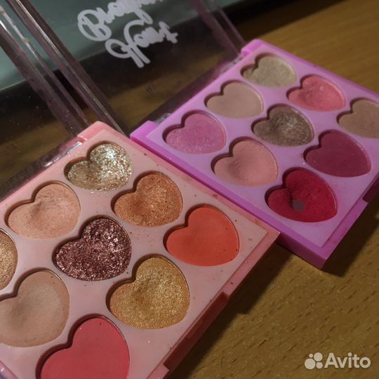 I heart revolution 3 палетки