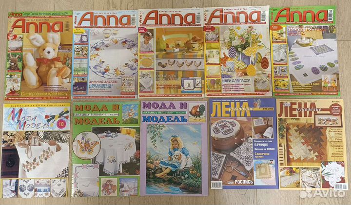 Журналы по вшивке,вязанию