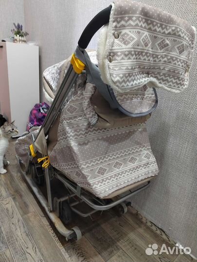 Коляска санки