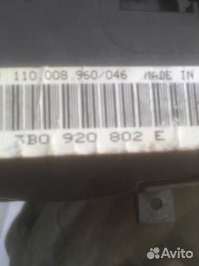 Щиток приборов Фольцваген пассат B5 3B0 920 802 E