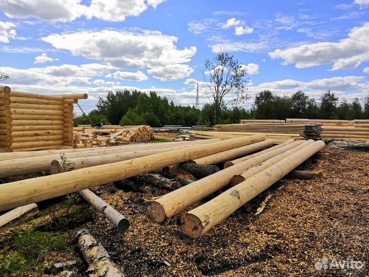 Срубы домов бань