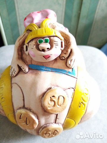 Новая прикольная копилка из керамики