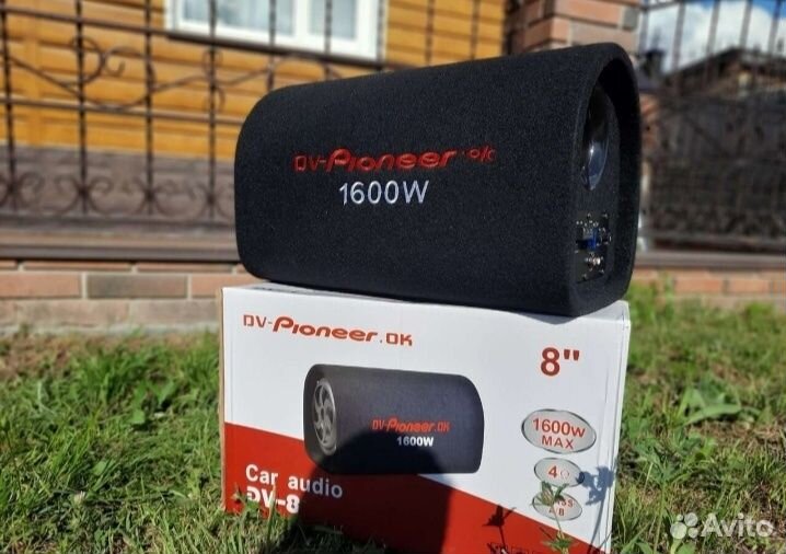 Сабвуфер Активный Pioneer 1600W 8'' Новый Миасс