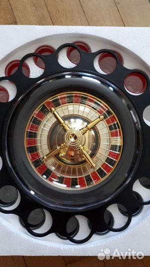 Набор для игры в рулетку, с рюмками