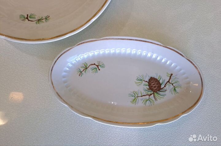 Блюдо сервировочное селедочница Сосновая ветвь