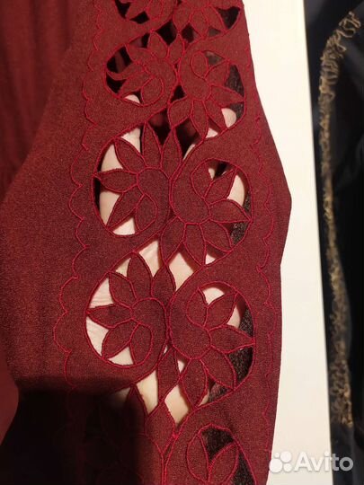 Платья с ручной вышивкой ришелье